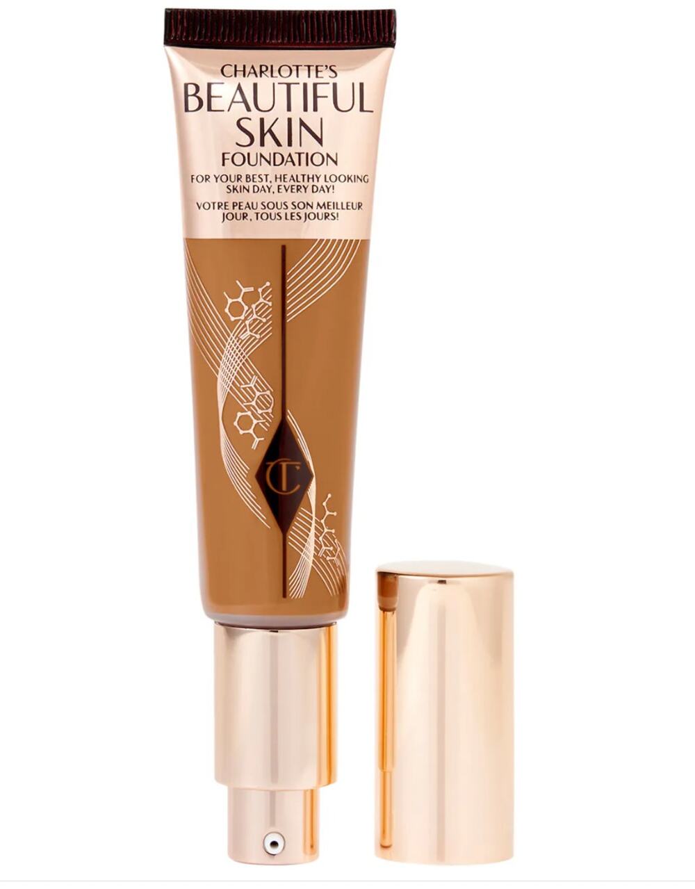 Charlotte Tilbury Beautiful Skin Medium Coverage Liquid Foundation #13 Warm NEW